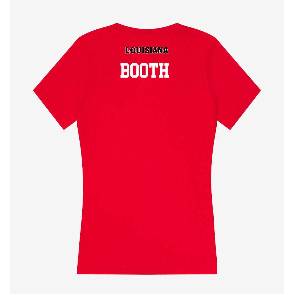 Louisiana - NCAA Men's Track & Field : Jamhad Booth - Women's V-Neck T-Shirt-1