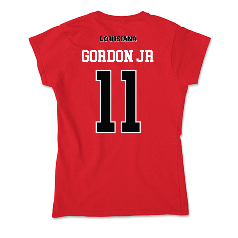 Louisiana - NCAA Football : Brent Gordon jr - Soft Style Women’s T-Shirt-1