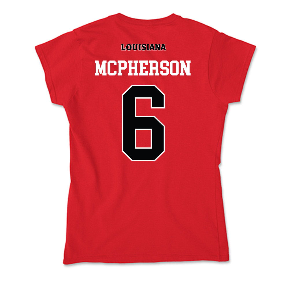 Louisiana - NCAA Football : conor Mcpherson - Soft Style Women’s T-Shirt-1