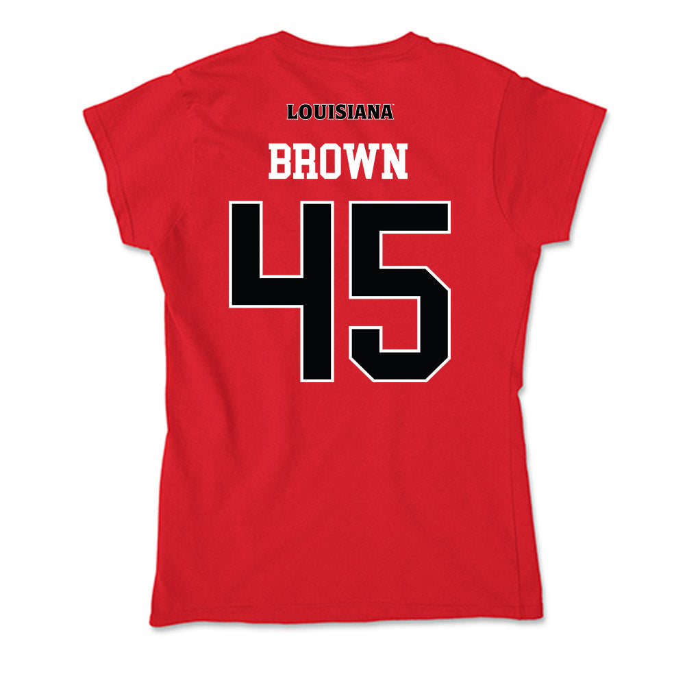 Louisiana - NCAA Baseball : Colt Brown - Soft Style Women’s T-Shirt-1