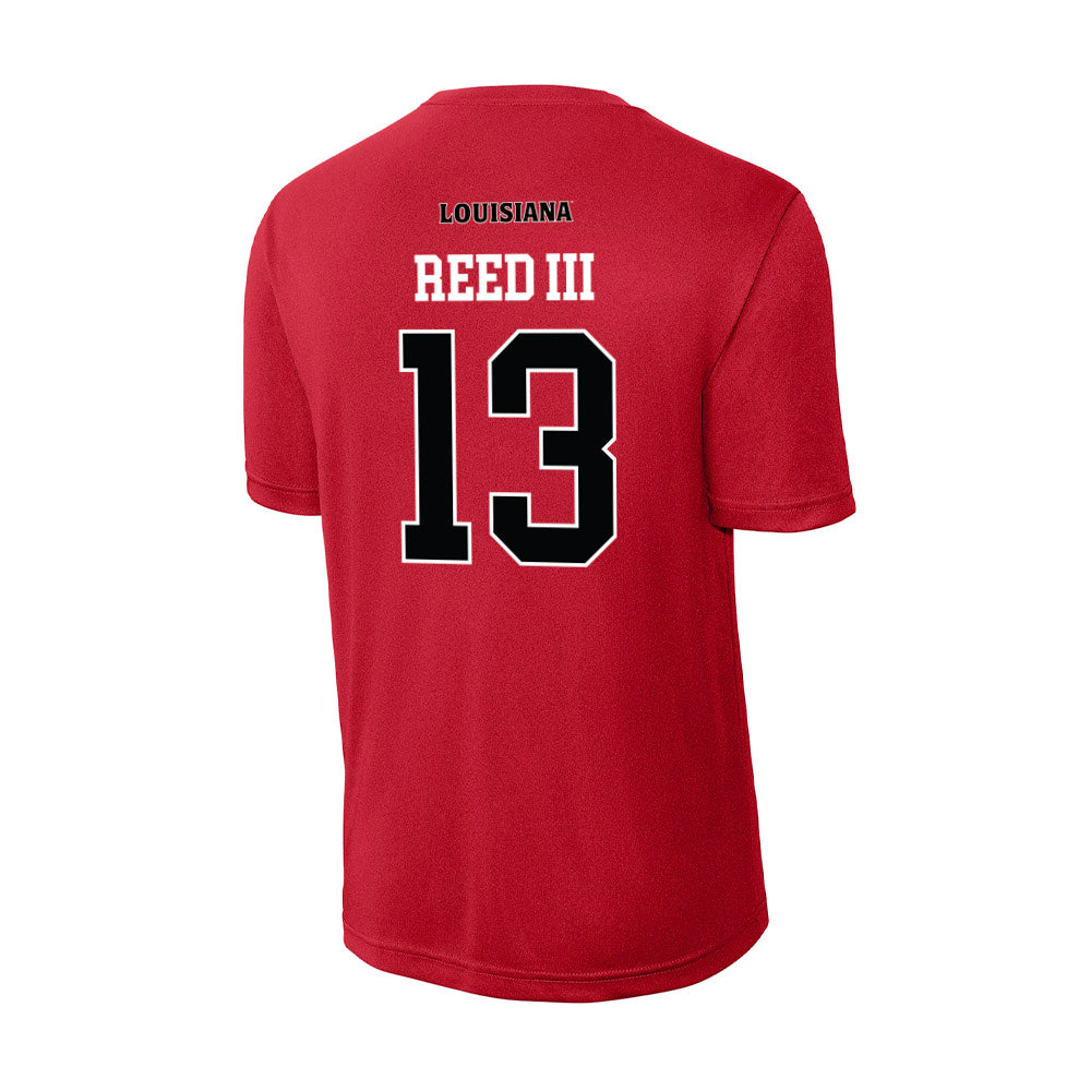 Louisiana - NCAA Football : Curley Reed III - Activewear T-Shirt-1