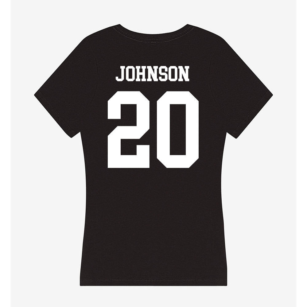 South Alabama - NCAA Football : Tirrell Johnson - Women's V-Neck T-Shirt-1