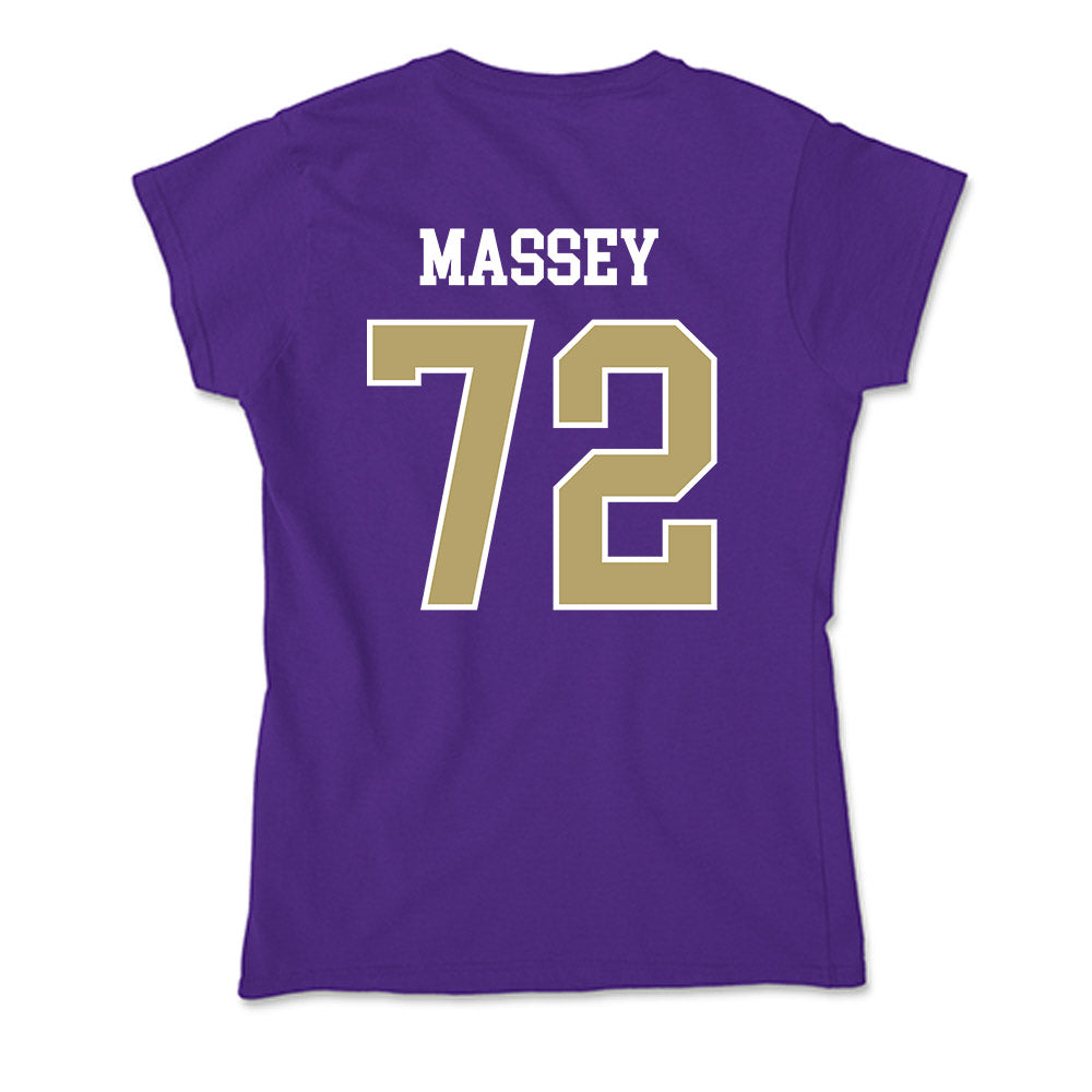 JMU - NCAA Football : Kaedin Massey - Soft Style Women’s T-Shirt-1