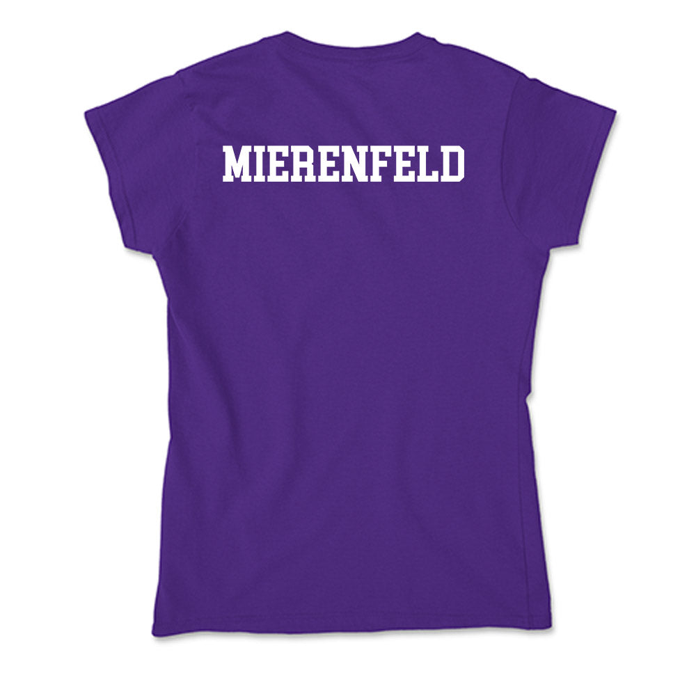 JMU - NCAA Women's Swimming & Diving : Ellie Mierenfeld - Soft Style Women’s T-Shirt-1