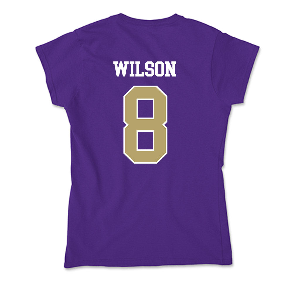 JMU - NCAA Women's Volleyball : Anna Wilson - Soft Style Women’s T-Shirt-1