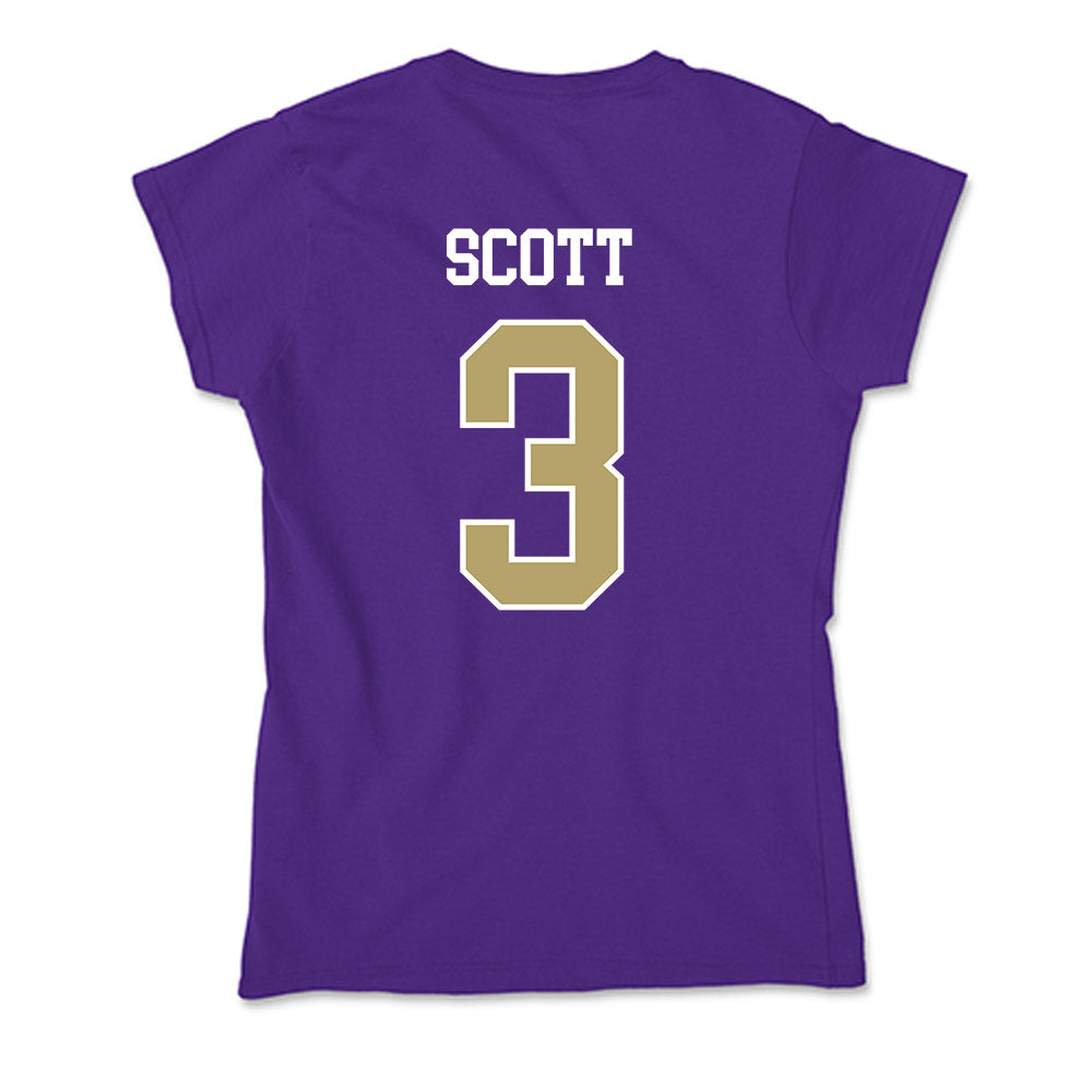 JMU - NCAA Football : Corey Scott - Soft Style Women’s T-Shirt-1