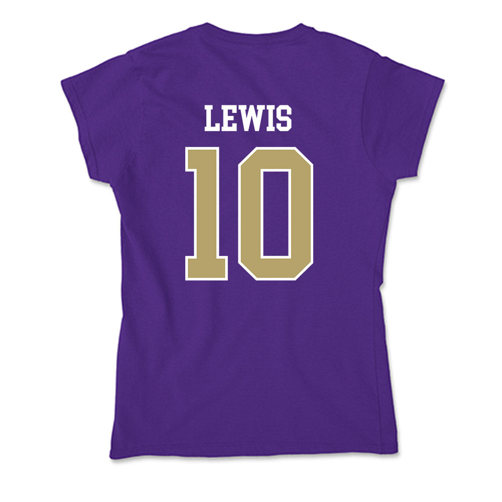 JMU - NCAA Women's Basketball : Kinley Lewis - Soft Style Women’s T-Shirt-1