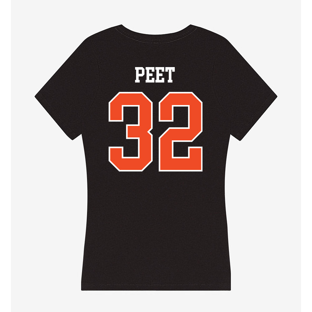 Campbell - NCAA Football : Ex-Avier Peet - Women's V-Neck T-Shirt-1