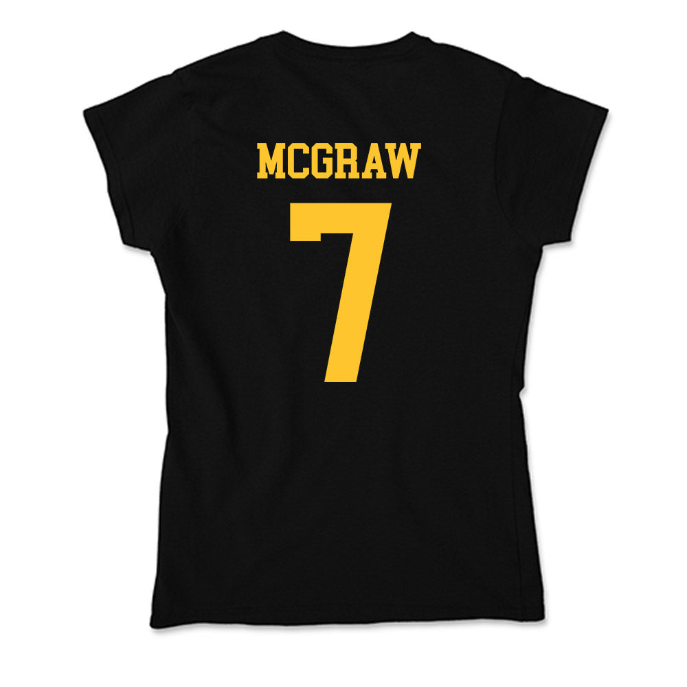 Wyoming - NCAA Football : Junus McGraw - Classic Shersey Soft Style Women’s T-Shirt-1