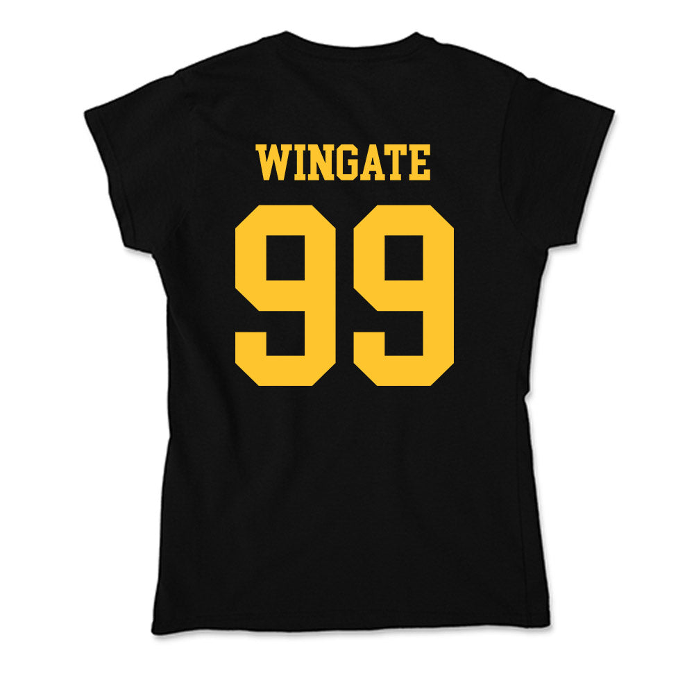 Wyoming - NCAA Football : Donnie Wingate - Soft Style Women’s T-Shirt-1