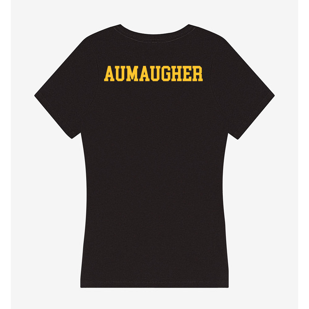 Wyoming - NCAA Women's Swimming & Diving : Emma Aumaugher - Women's V-Neck T-Shirt-1