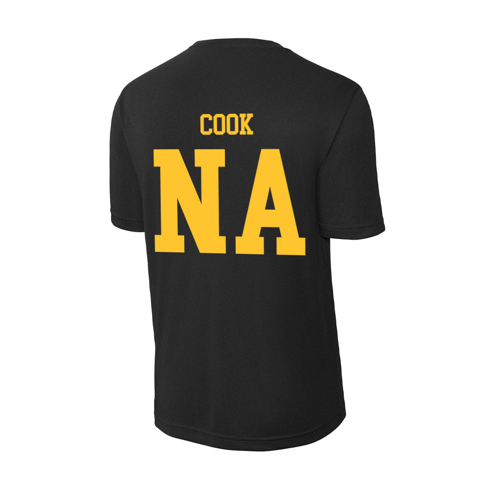 Wyoming - NCAA Women's Golf : Erika Cook - Activewear T-Shirt-1