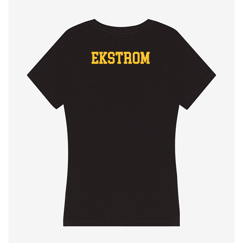 Wyoming - NCAA Men's Track & Field : Bradley Ekstrom - Women's V-Neck T-Shirt-1