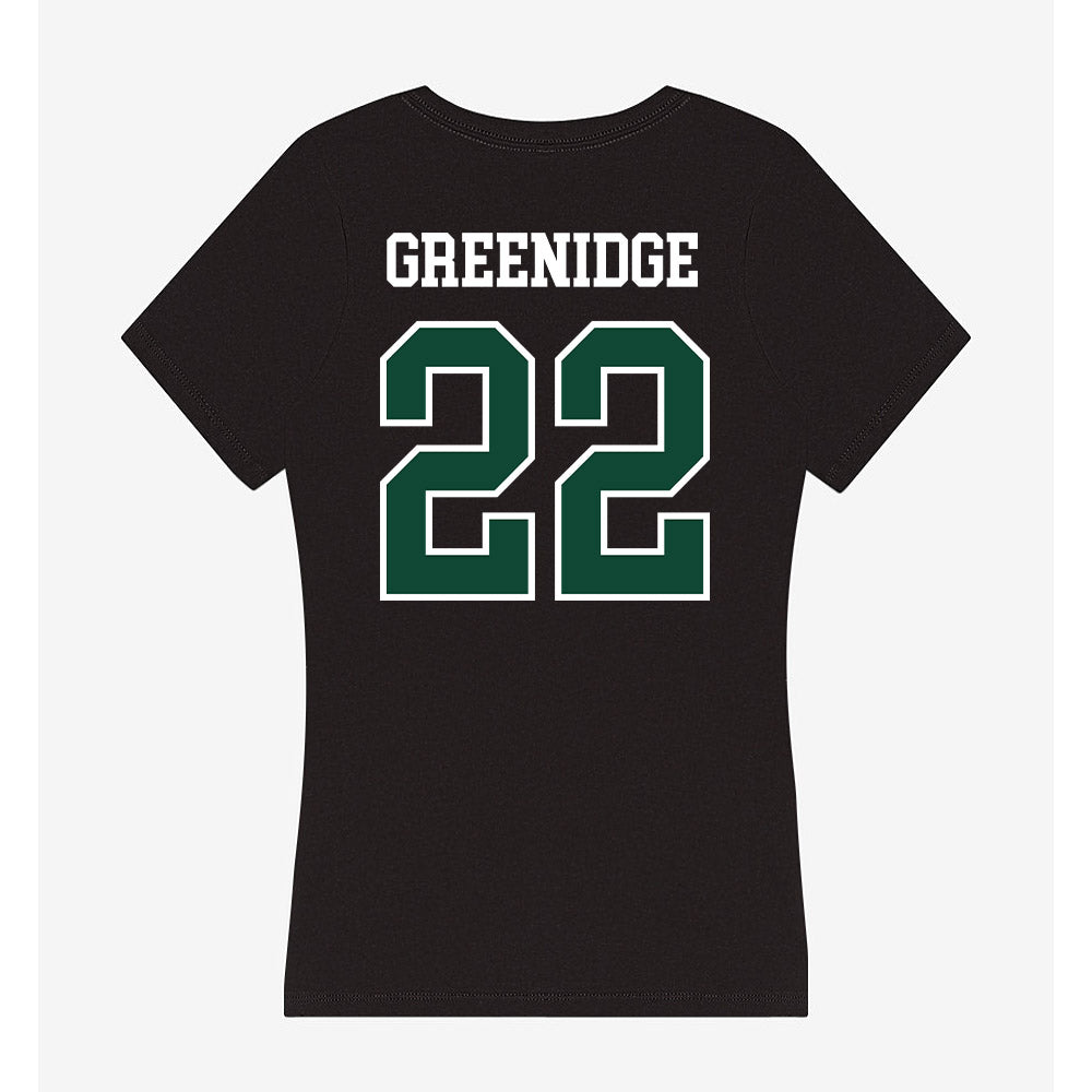 Hawaii - NCAA Men's Volleyball : Quintin Greenidge - Women's V-Neck T-Shirt-1