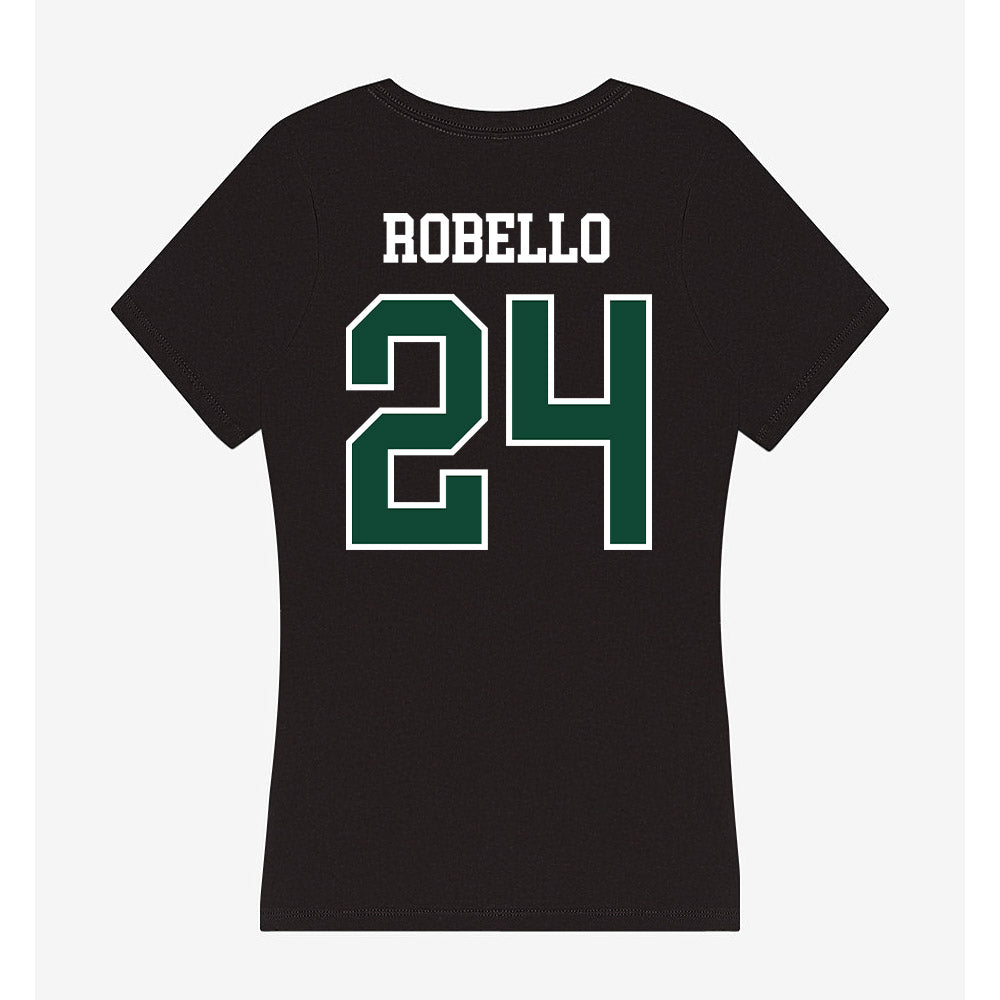 Hawaii - NCAA Baseball : Hekili Robello - Women's V-Neck T-Shirt-1
