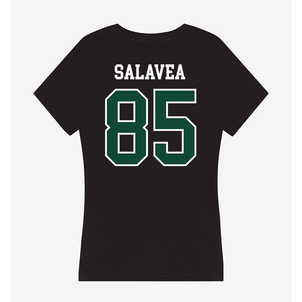 Hawaii - NCAA Football : Oakie Salavea - Women's V-Neck T-Shirt-1
