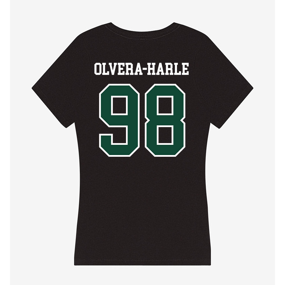 Hawaii - NCAA Football : Sean Olvera-Harle - Women's V-Neck T-Shirt-1