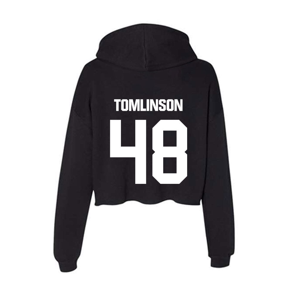 Arkansas State - NCAA Baseball : Houston Tomlinson - Women's Crop Fleece Hoodie-1