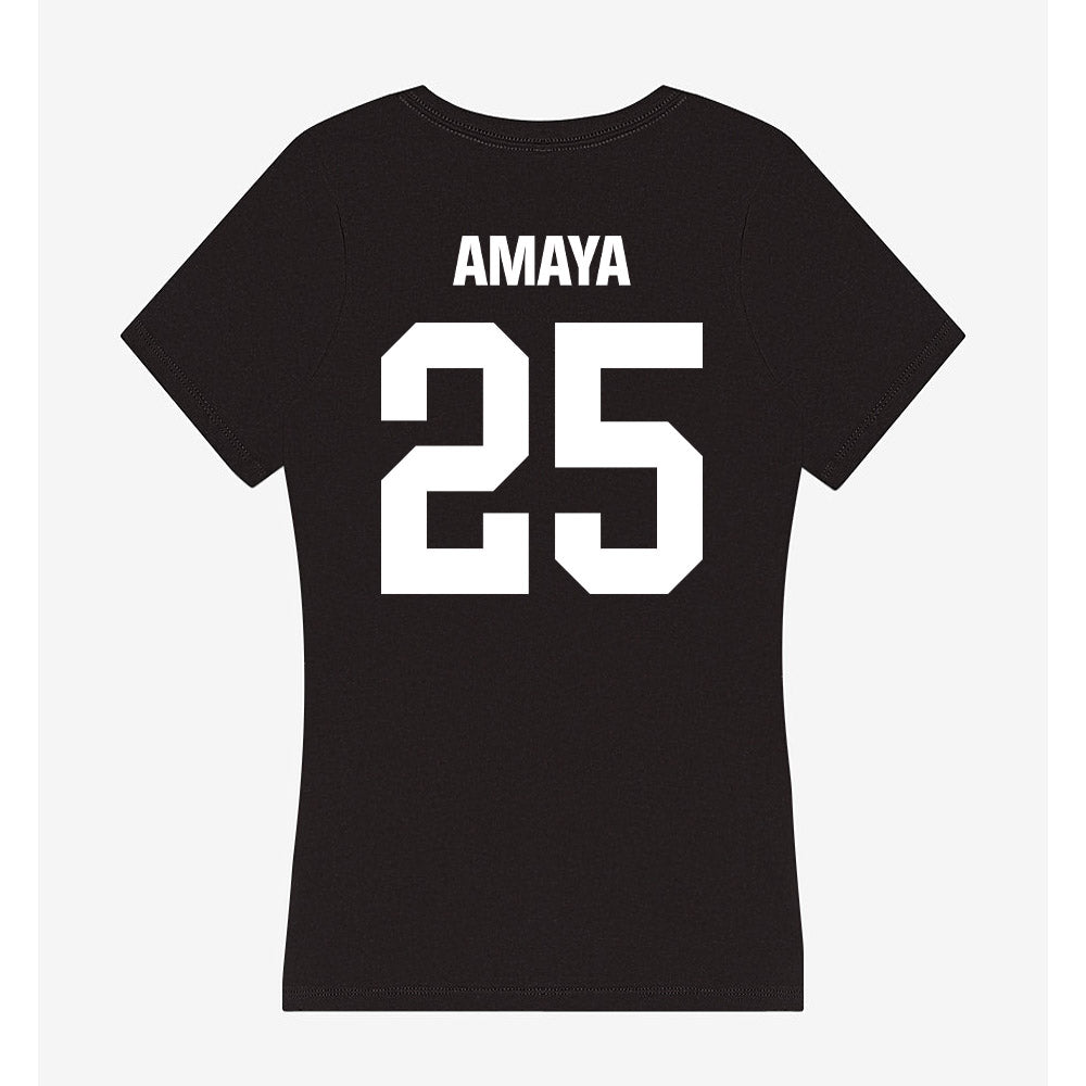 Arkansas State - NCAA Football : Clayton Amaya - Women's V-Neck T-Shirt-1