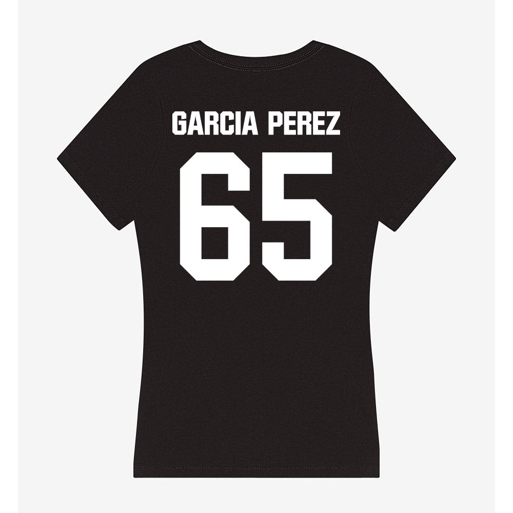 NMSU - NCAA Football : Isaiah Garcia Perez - Women's V-Neck T-Shirt-1