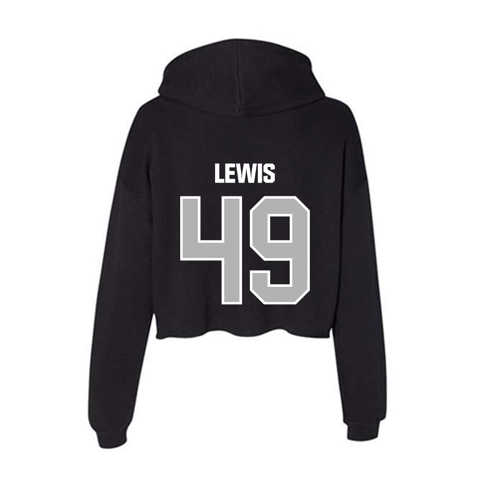 Troy - NCAA Football : Austin Lewis - Women's Crop Fleece Hoodie-1