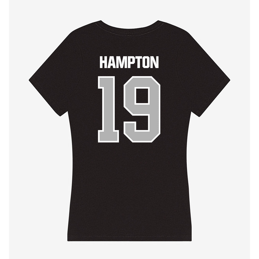 Troy - NCAA Football : Nick Hampton - Women's V-Neck T-Shirt-1