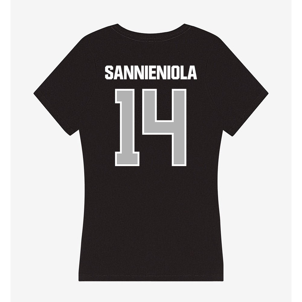 Troy - NCAA Football : Steven Sannieniola - Women's V-Neck T-Shirt-1