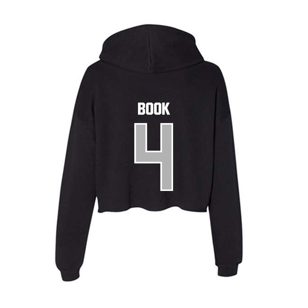 Troy - NCAA Baseball : Nolan Book - Women's Crop Fleece Hoodie-1