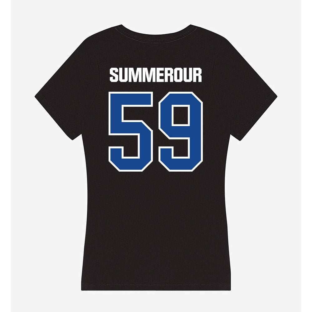 Grand Valley - NCAA Football : Cameron Summerour - Women's V-Neck T-Shirt-1