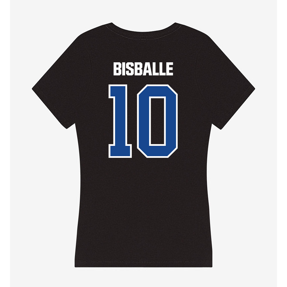 Grand Valley - NCAA Women's Basketball : MacKenzie Bisballe - Women's V-Neck T-Shirt-1