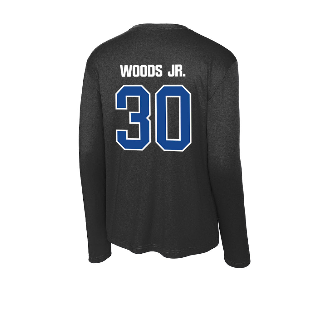Grand Valley - NCAA Football : Derrick Woods Jr. - Activewear Long Sleeve T-Shirt-1