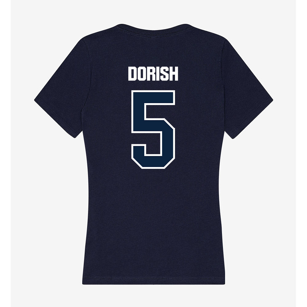 UNF - NCAA Beach Volleyball : Brielle Dorish - Women's V-Neck T-Shirt-1