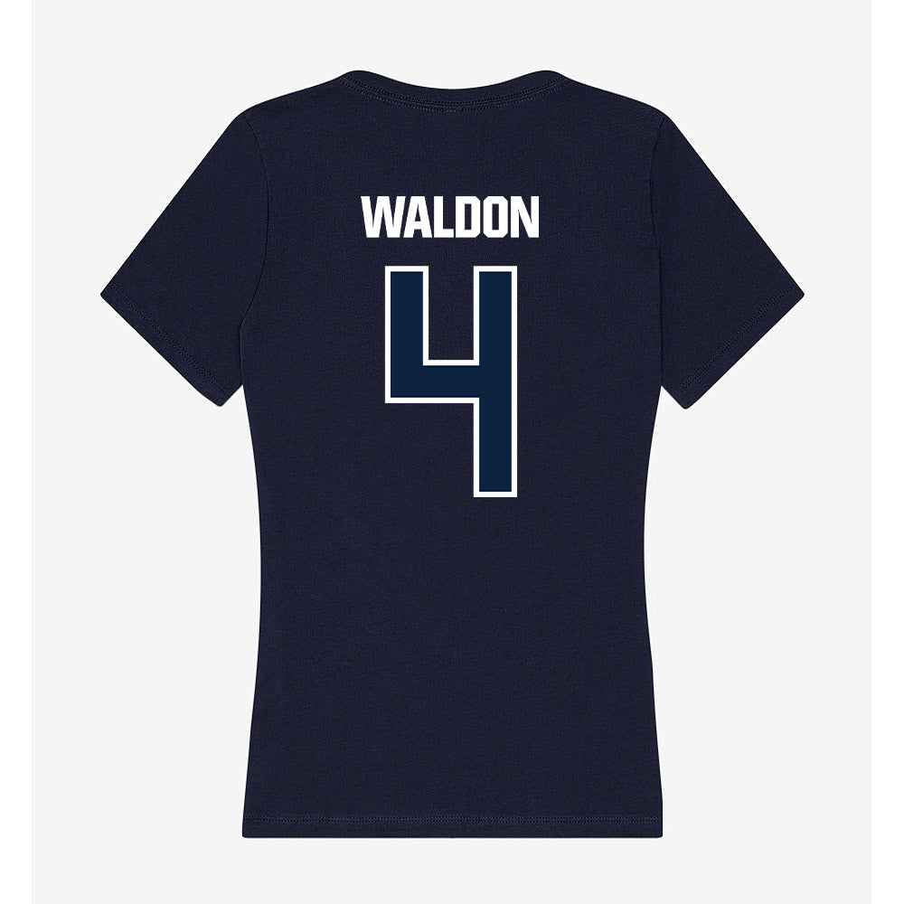 UNF - NCAA Women's Basketball : Alonya Waldon - Women's V-Neck T-Shirt-1