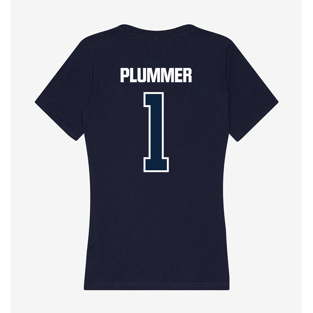 UNF - NCAA Men's Basketball : BJ Plummer - Women's V-Neck T-Shirt-1