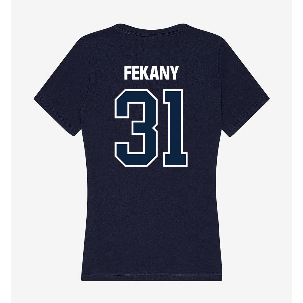 UNF - NCAA Women's Soccer : Allie Fekany - Women's V-Neck T-Shirt-1
