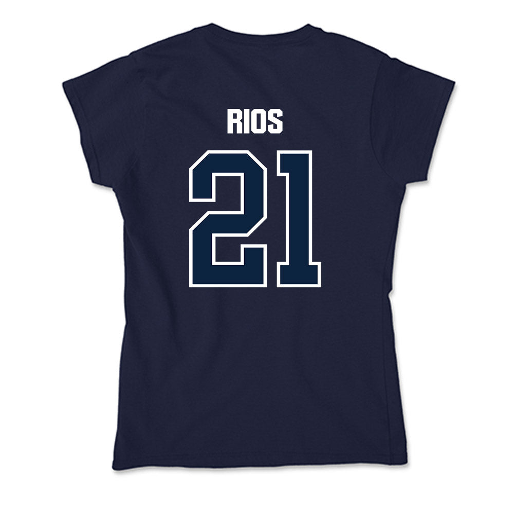 UNF - NCAA Men's Soccer : Rafa Rios - Soft Style Women’s T-Shirt-1