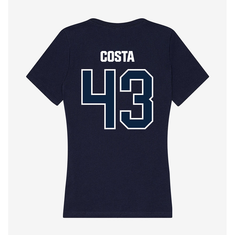 UNF - NCAA Baseball : John Costa - Women's V-Neck T-Shirt-1