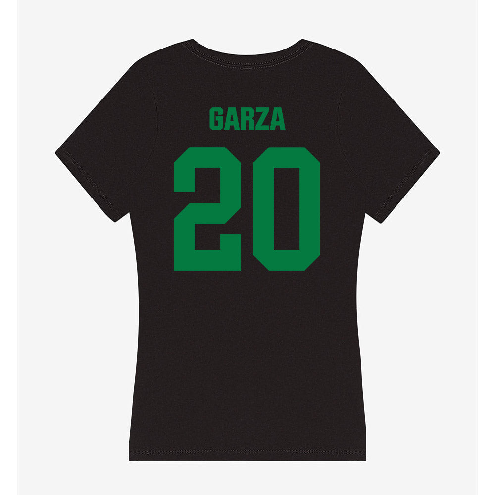 North Texas - NCAA Football : Bryce Garza - Women's V-Neck T-Shirt-1