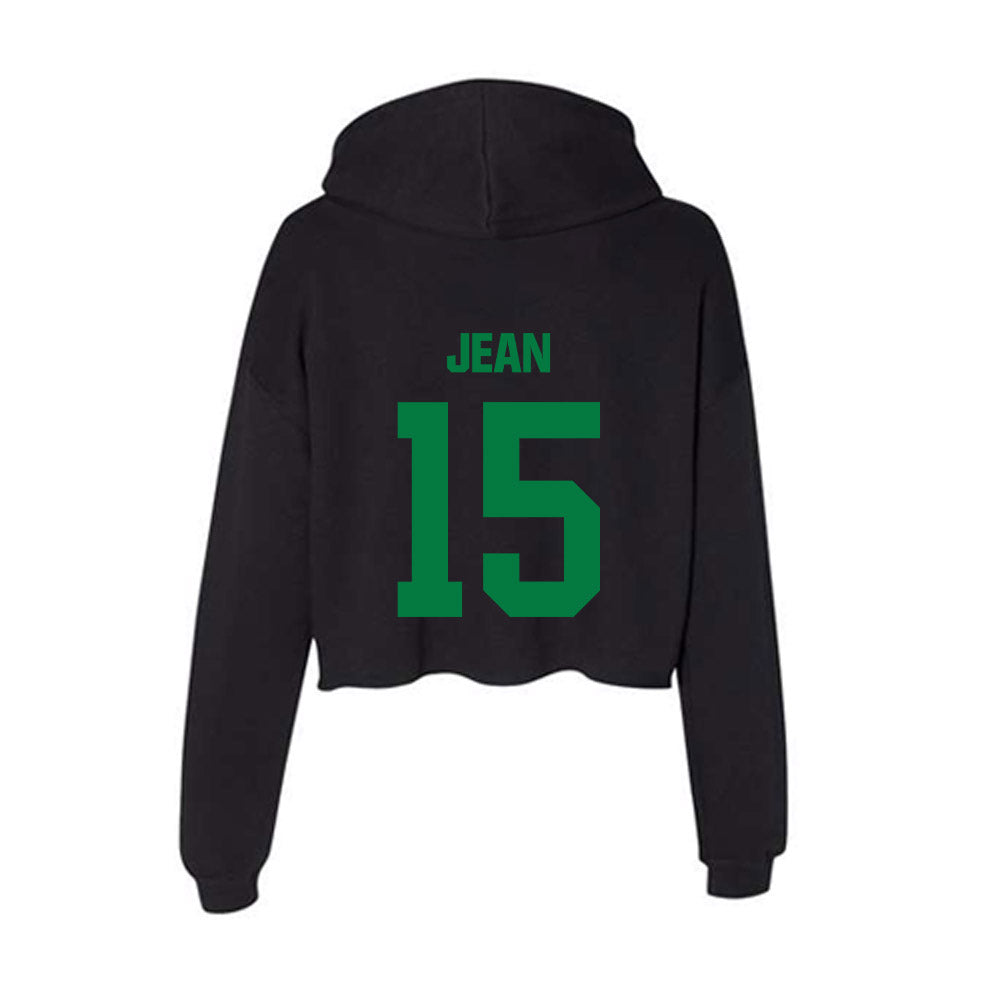 North Texas - NCAA Football : Andy Jean - Women's Crop Fleece Hoodie-1