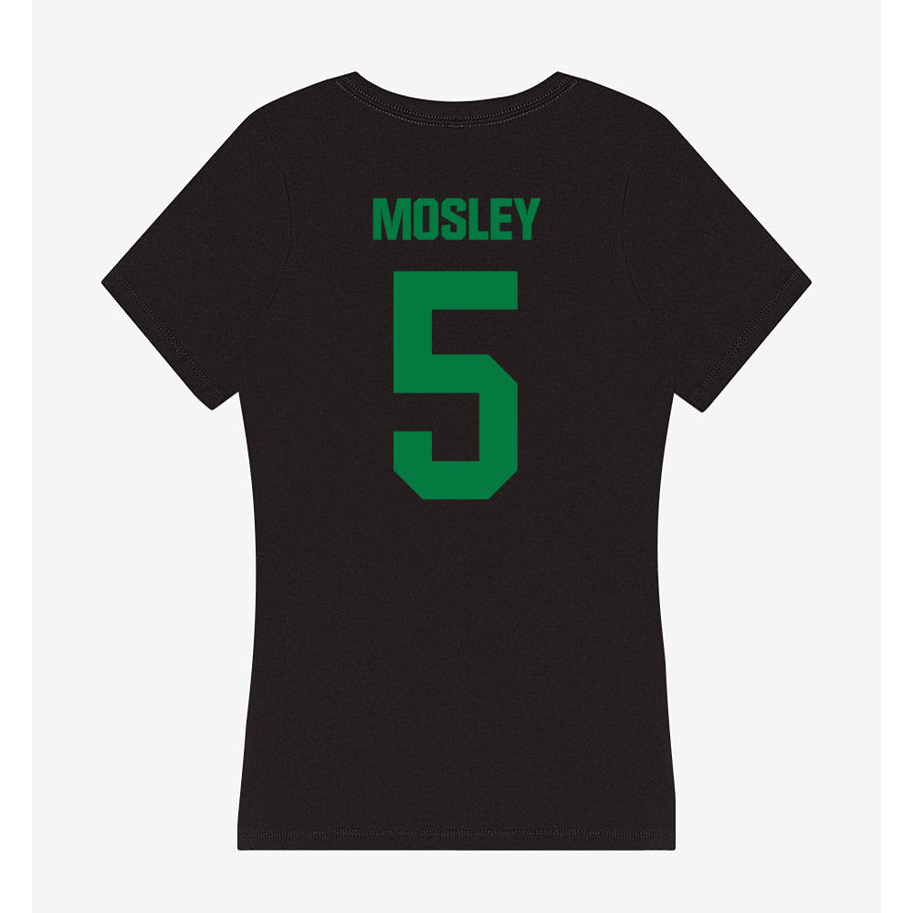 North Texas - NCAA Women's Basketball : Kendall Mosley - Women's V-Neck T-Shirt-1