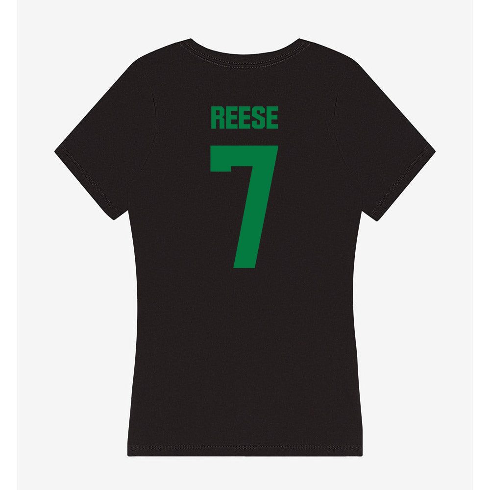 North Texas - NCAA Football : Max Reese - Women's V-Neck T-Shirt-1
