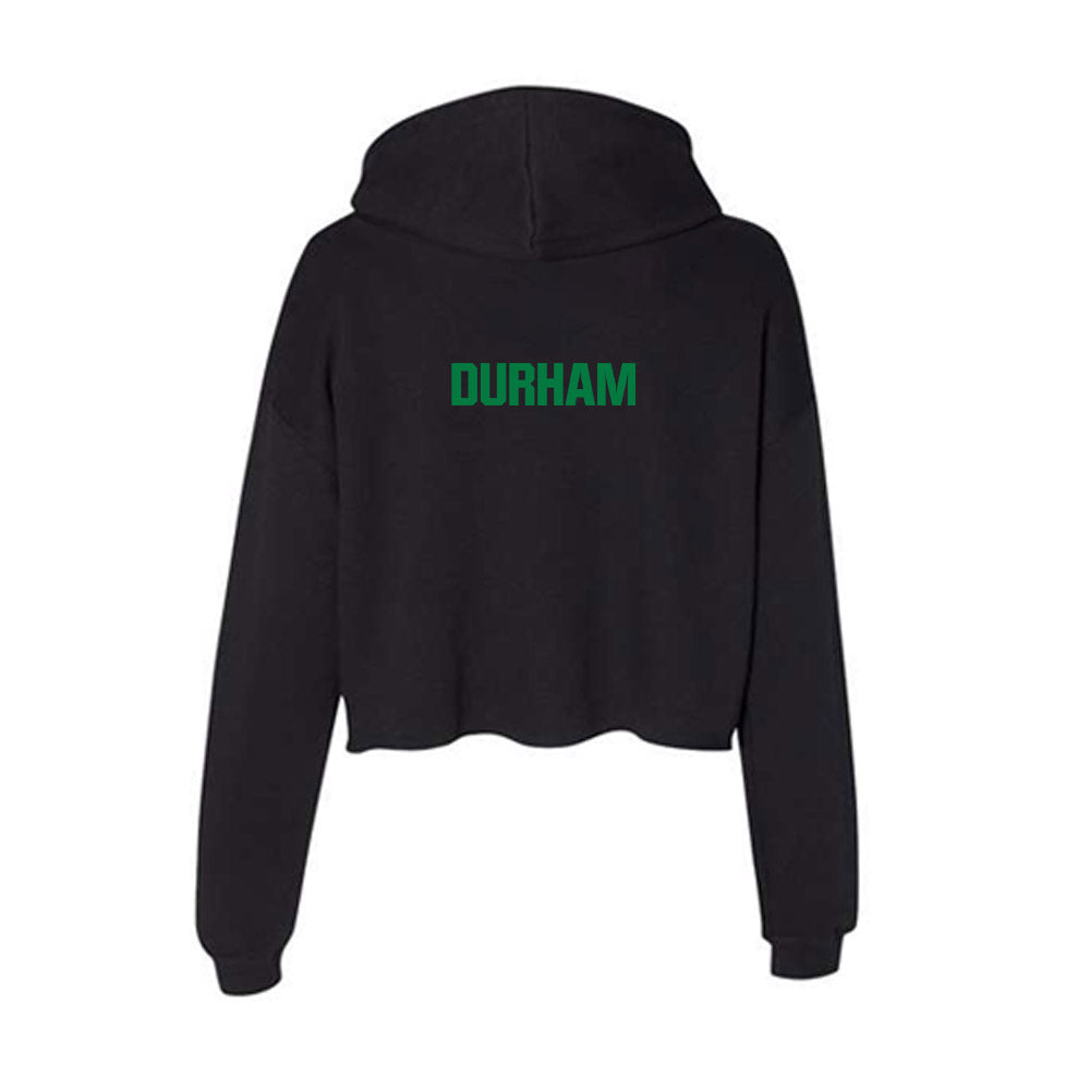 North Texas - NCAA Men's Track & Field : Jeremiah Durham - Women's Crop Fleece Hoodie-1