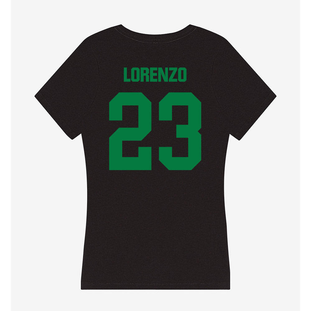 North Texas - NCAA Football : Christian Lorenzo - Women's V-Neck T-Shirt-1