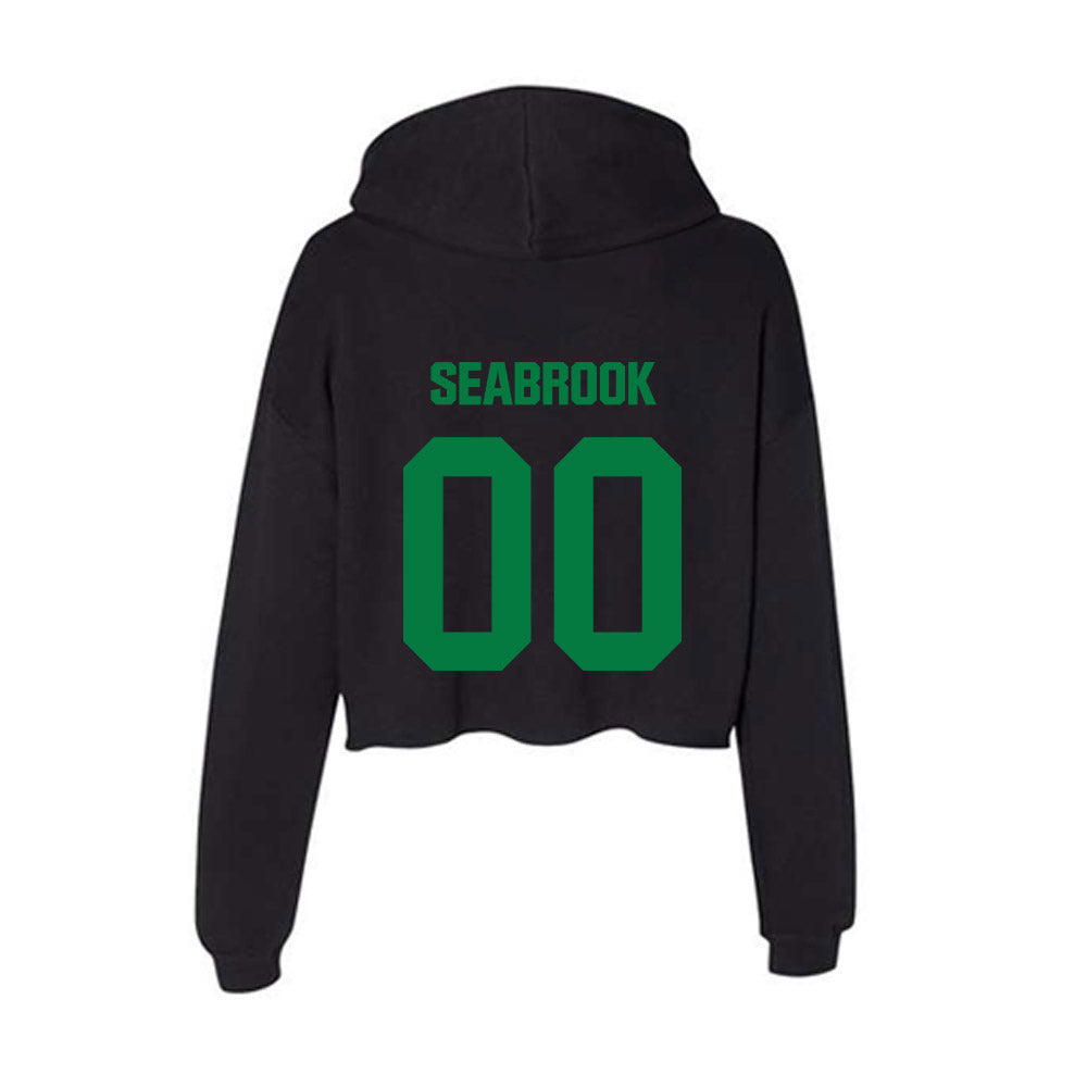 North Texas - NCAA Women's Soccer : Sarah Margaret Seabrook - Women's Crop Fleece Hoodie-1