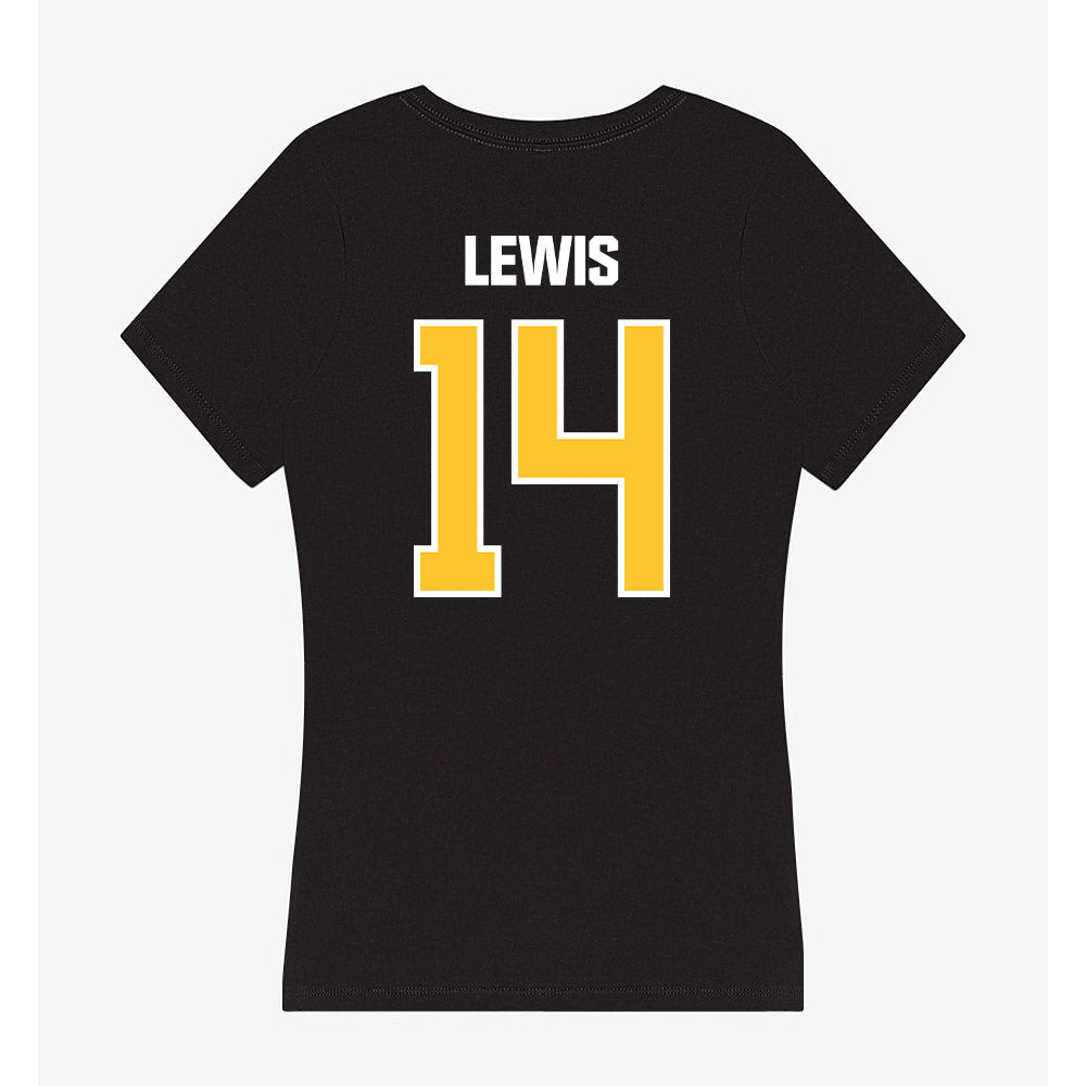 Southern Miss - NCAA Beach Volleyball : Abby Lewis - Women's V-Neck T-Shirt-1