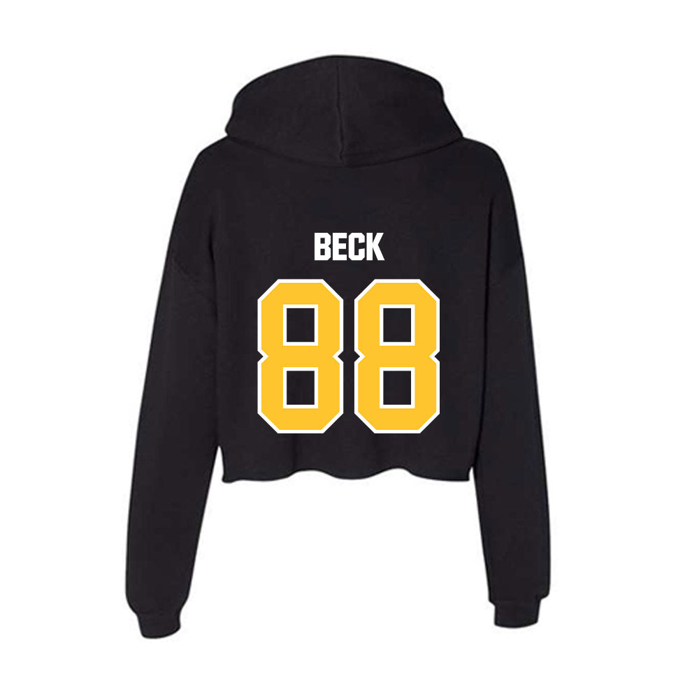 Southern Miss - NCAA Football : Jeremiah Beck - Women's Crop Fleece Hooded Sweatshirt-1