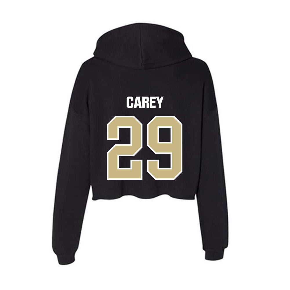 Akron - NCAA Women's Lacrosse : Heather Carey - Women's Crop Fleece Hoodie-1