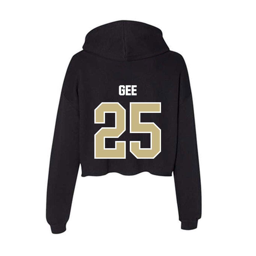 Akron - NCAA Football : Chris Gee - Women's Crop Fleece Hoodie-1