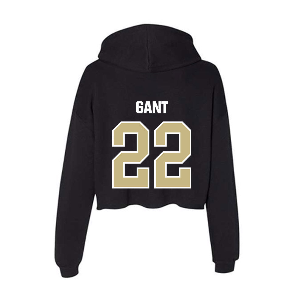 Akron - NCAA Football : Jordan Gant - Women's Crop Fleece Hoodie-1
