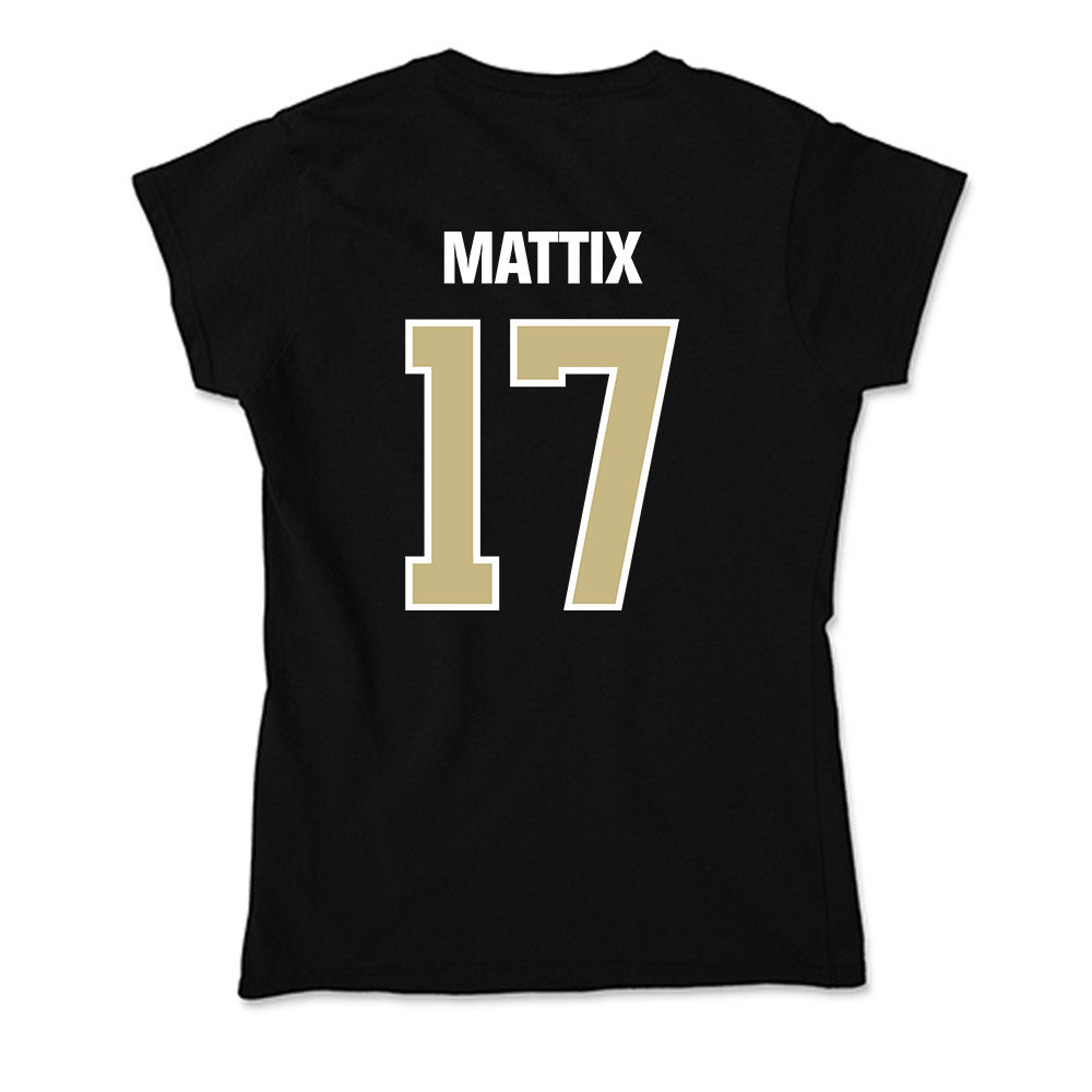 Akron - NCAA Baseball : Adison Mattix - Soft Style Women’s T-Shirt-1